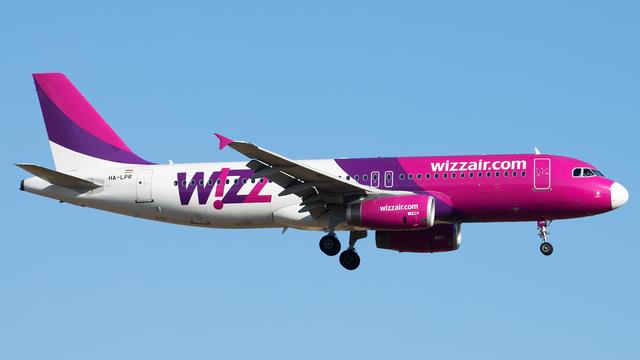 HA-LPR:Airbus A320-200:Wizz Air